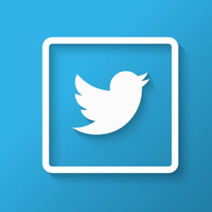 Logo aplikacji Twitter.