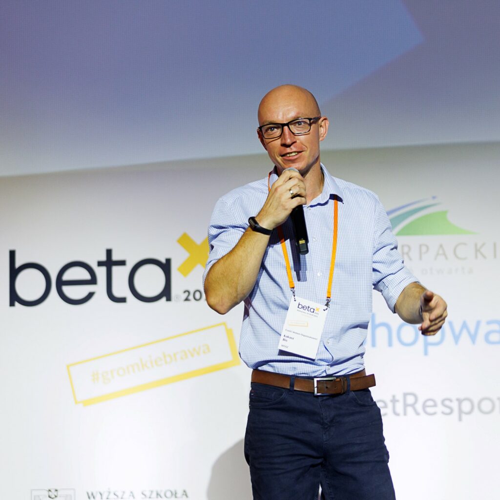 Łukasz Bis - CEO Internet Beta podczas otwarcia konferencji
