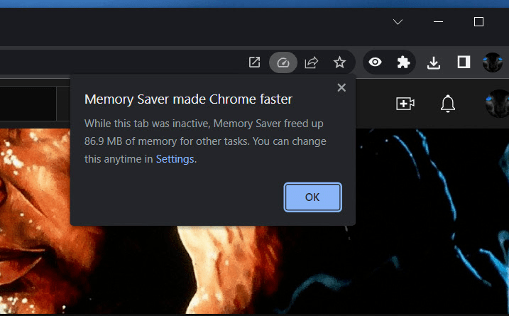 Funkcja oszczędzania pamięci RAM w Google Chrome
