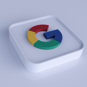 Logo Google na białym tle