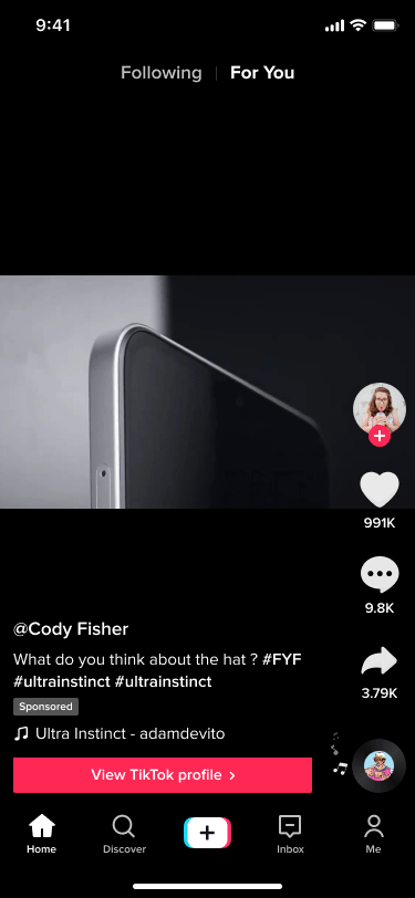 Zrzut ekranu przedstawiający nowe sposoby na promowanie treści na TikToku