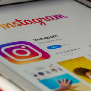 Zrzut ekranu możliwości pobrania aplikacji Instagram