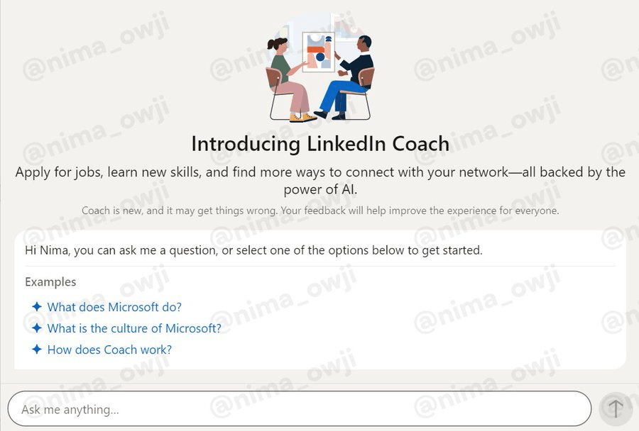 Infografika na temat działania narzędzia LinkedIn Coach